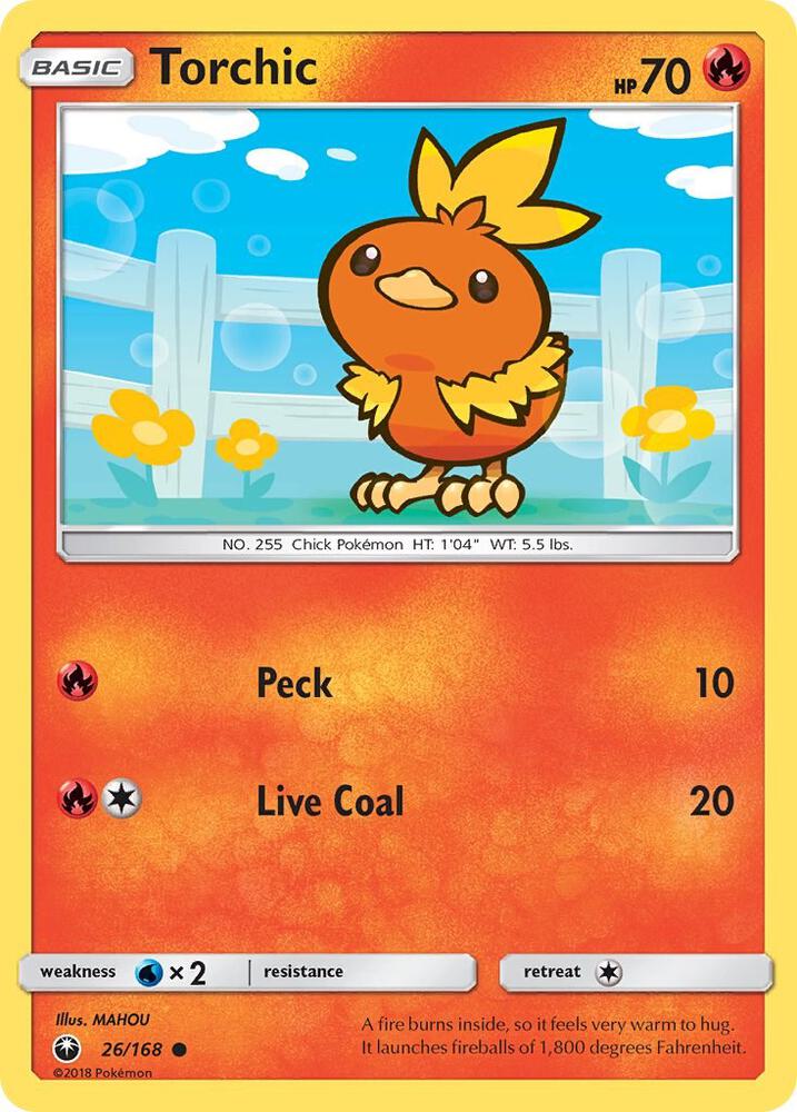 Torchic - 26/168 - SM - Celestial Storm (CES)