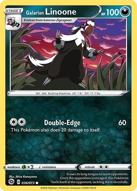 Galarian Linoone - 036/073 - Champion's Path (CHP)